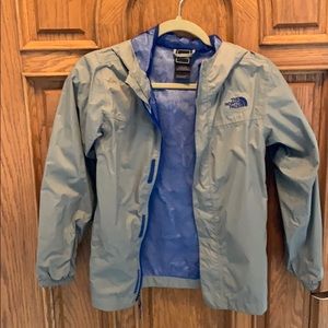Boys Medium North Face rain coat